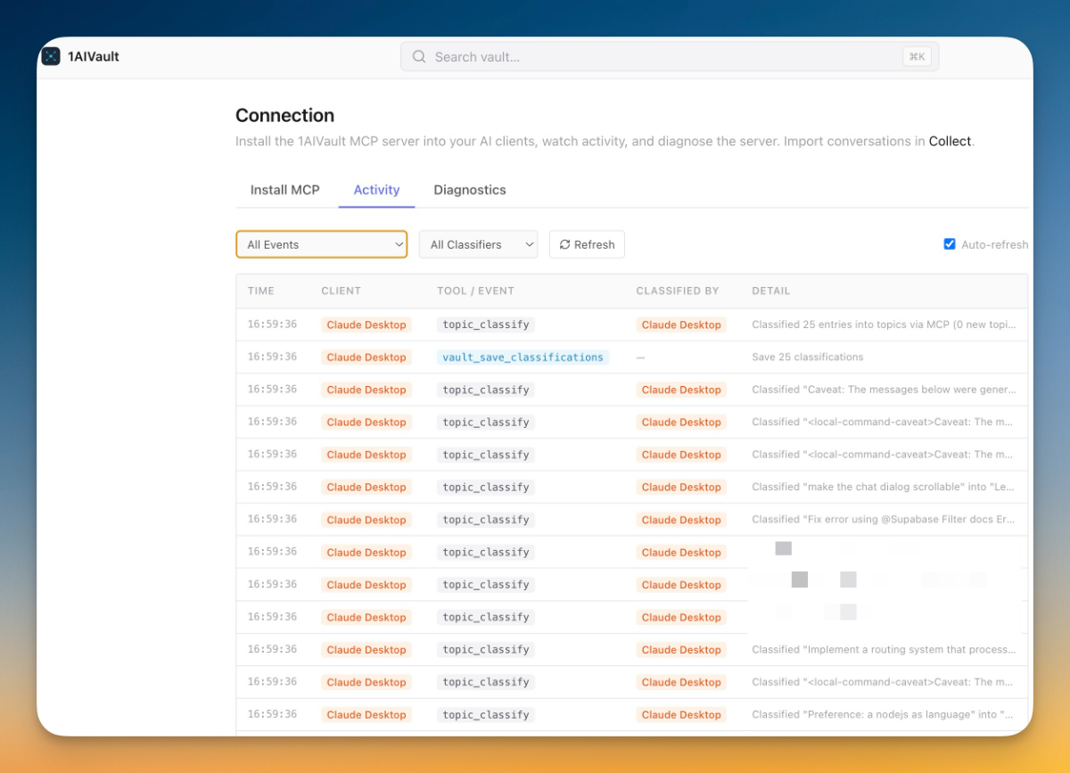 1AIVault screenshot