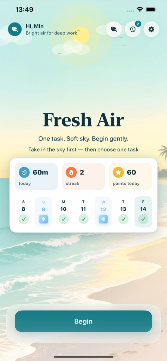 Fresh Air screenshot