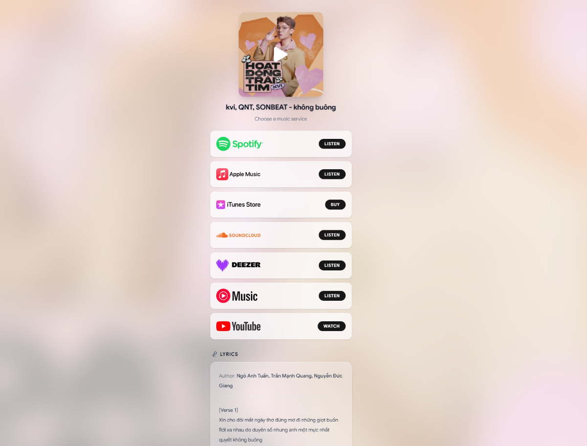 Link Nhạc screenshot