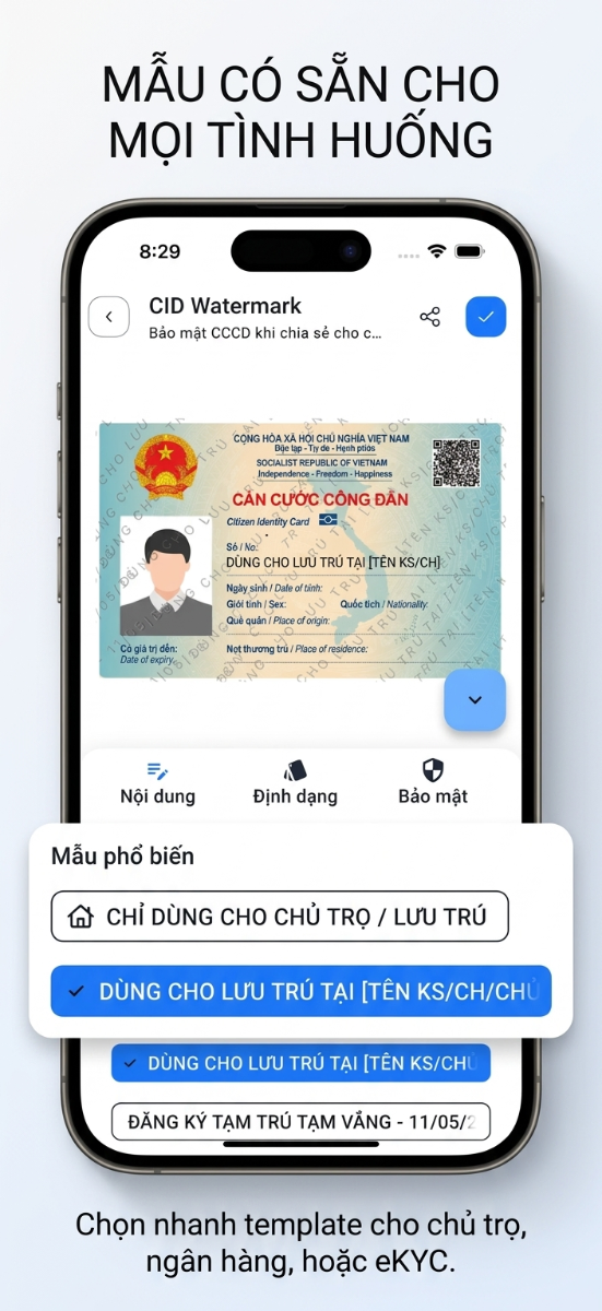 Bảo vệ CCCD screenshot
