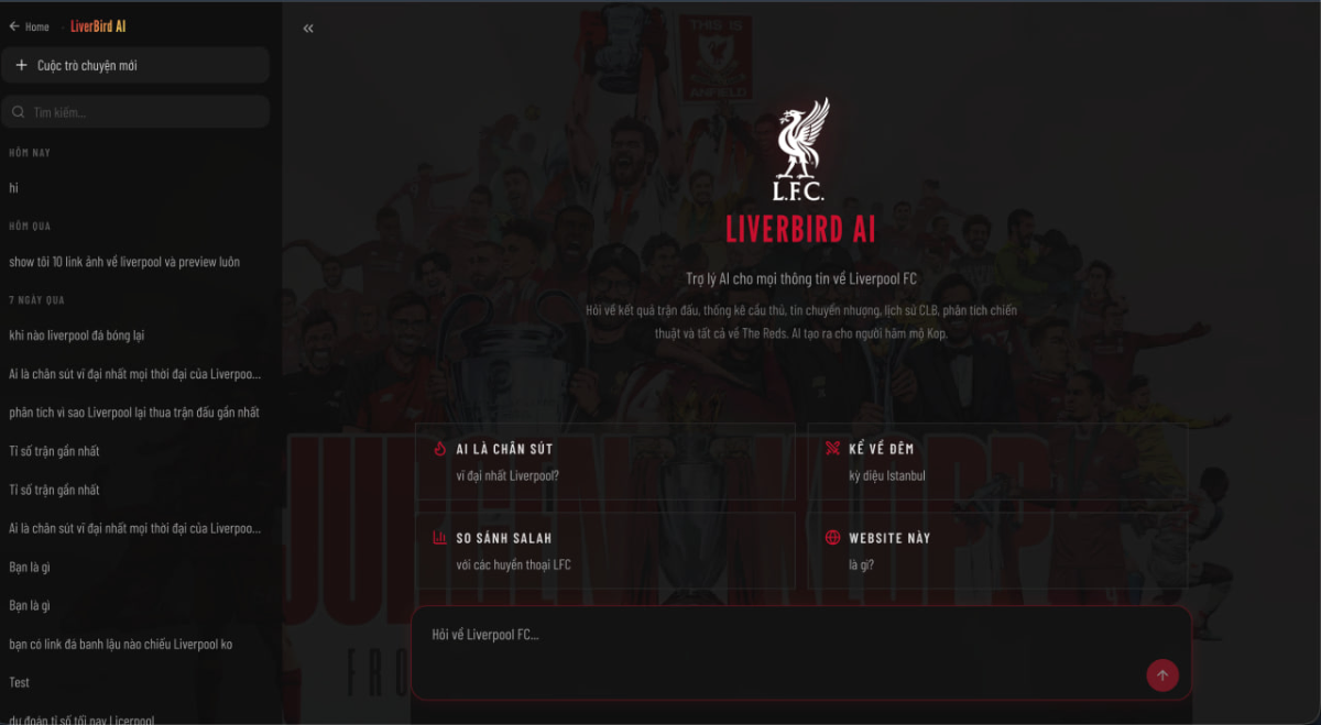 Liverpool FC Việt Nam screenshot