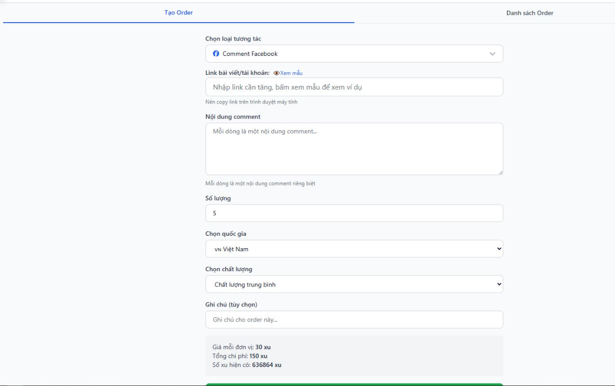 XSMM screenshot