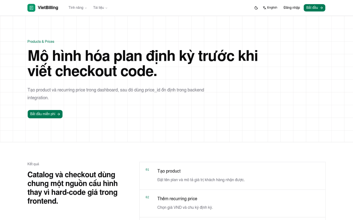VietBilling screenshot