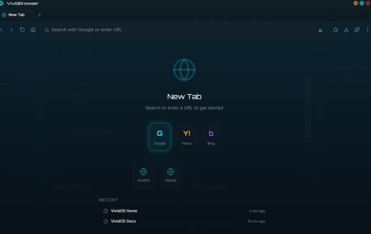 VIVID screenshot