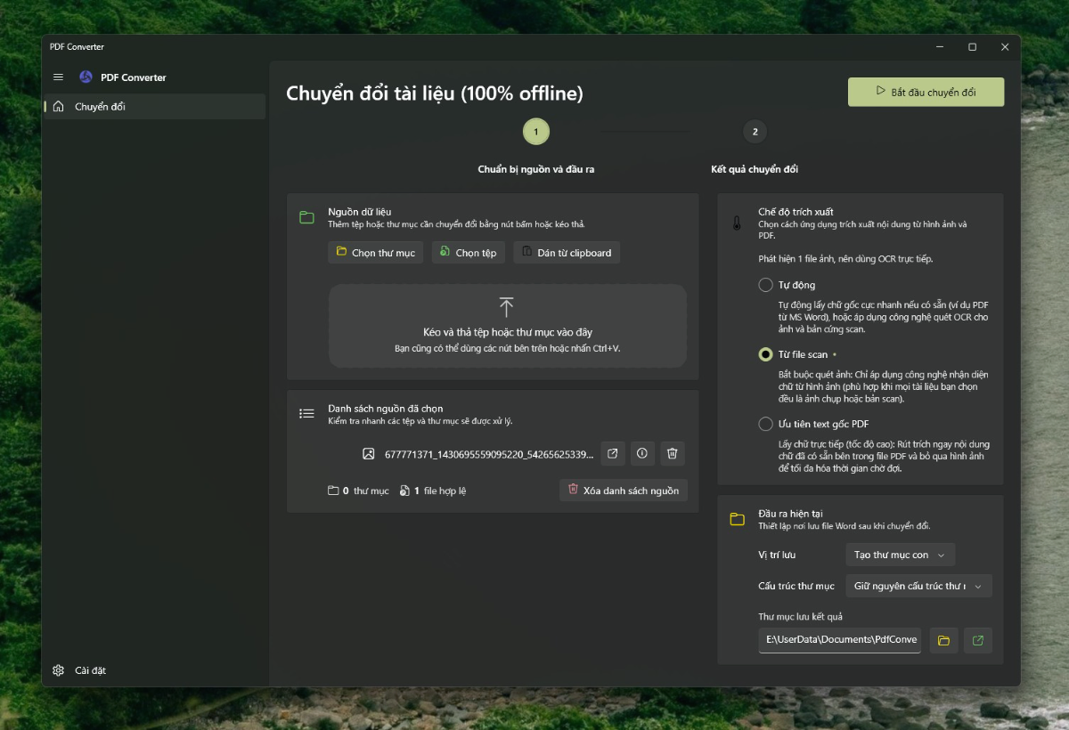 PDF Converter Offline (chỉ Windows) screenshot