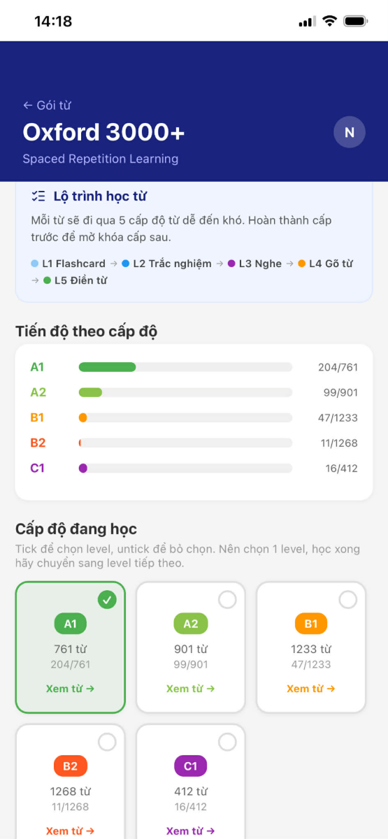 VocaMind screenshot