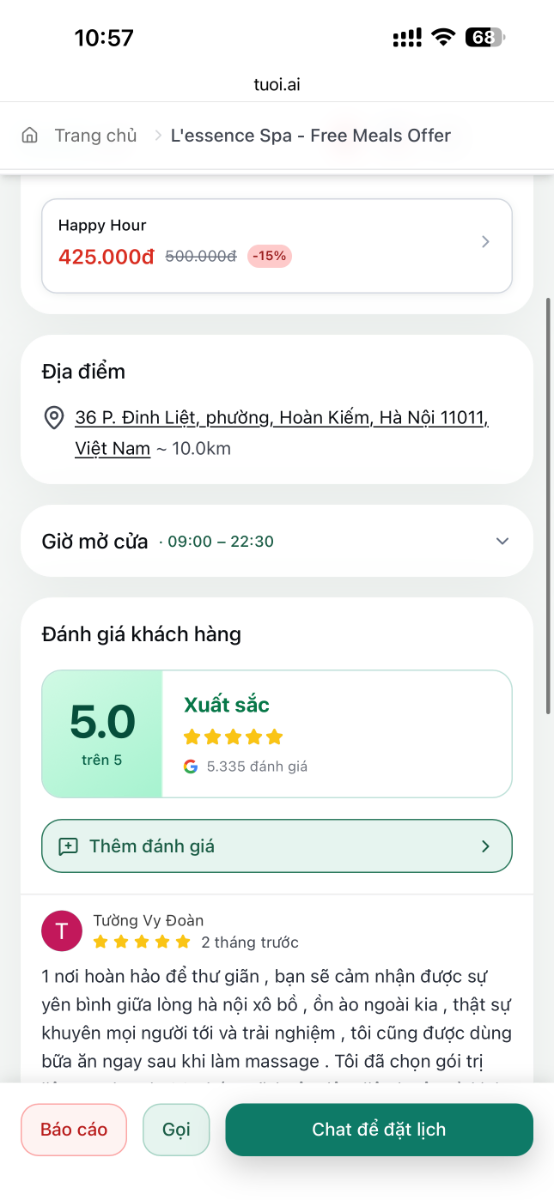 Tuoi.ai screenshot