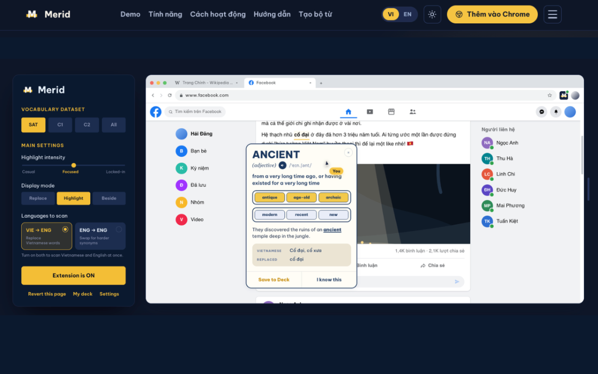 Merid screenshot