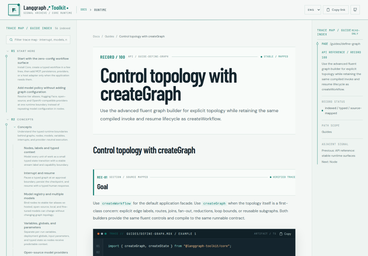 LangGraph Toolkit screenshot