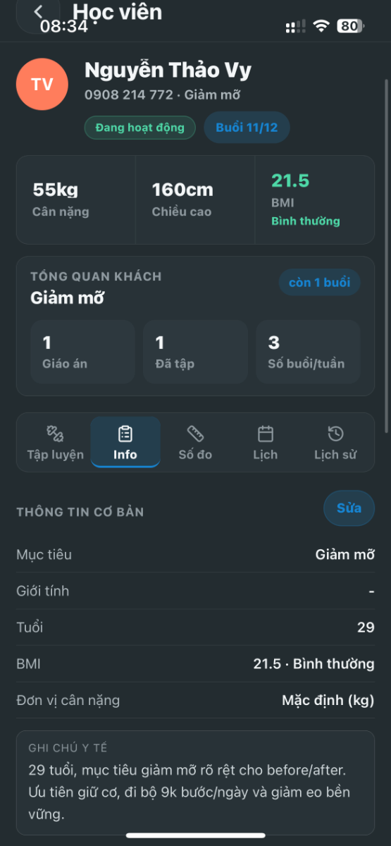 CoachLog screenshot