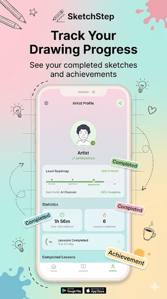 SketchStep screenshot