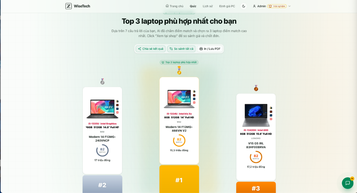 WiseTech screenshot