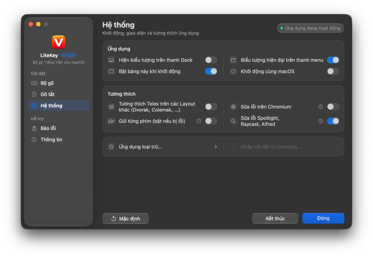 LiteKey screenshot