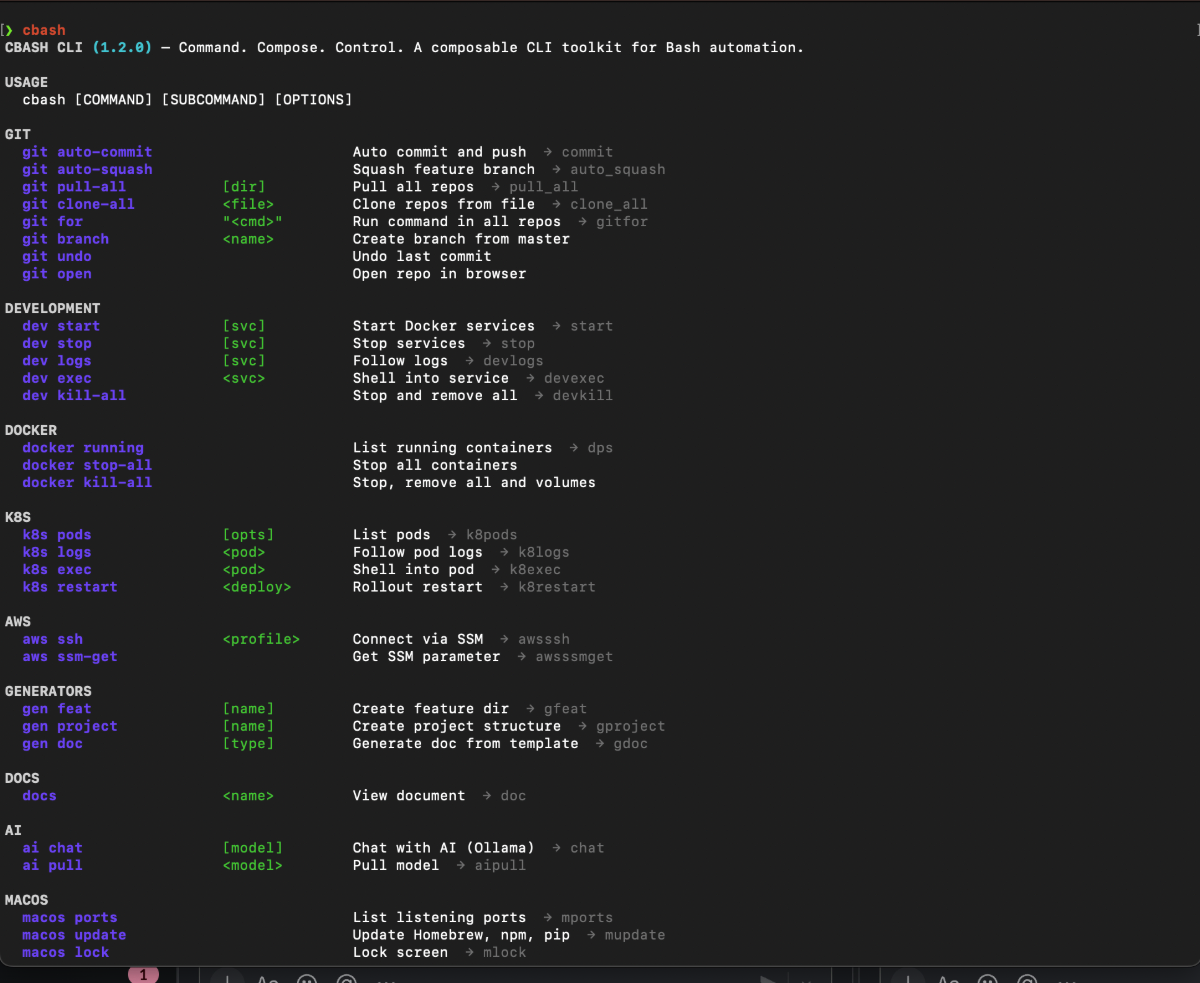 CBash CLI screenshot