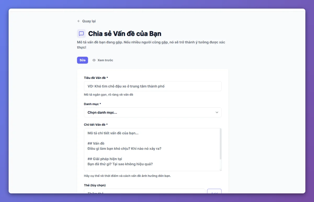 IdeaVault screenshot