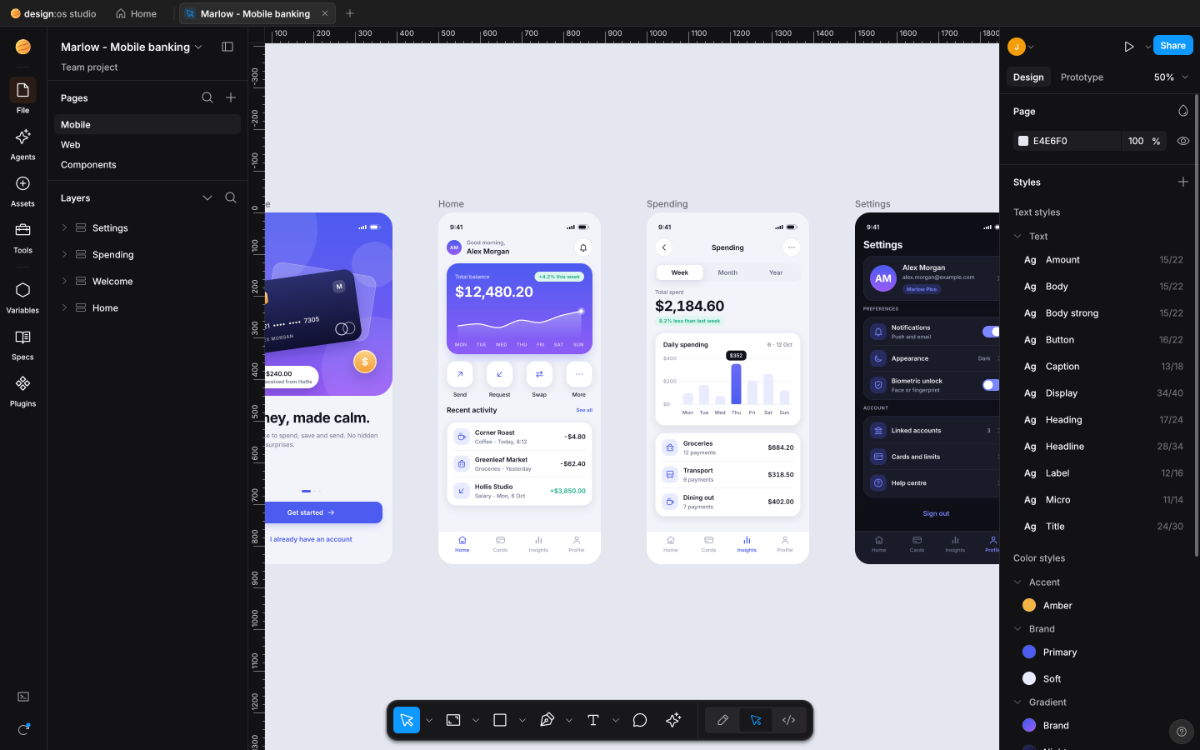 DESIGN:OS Studio screenshot