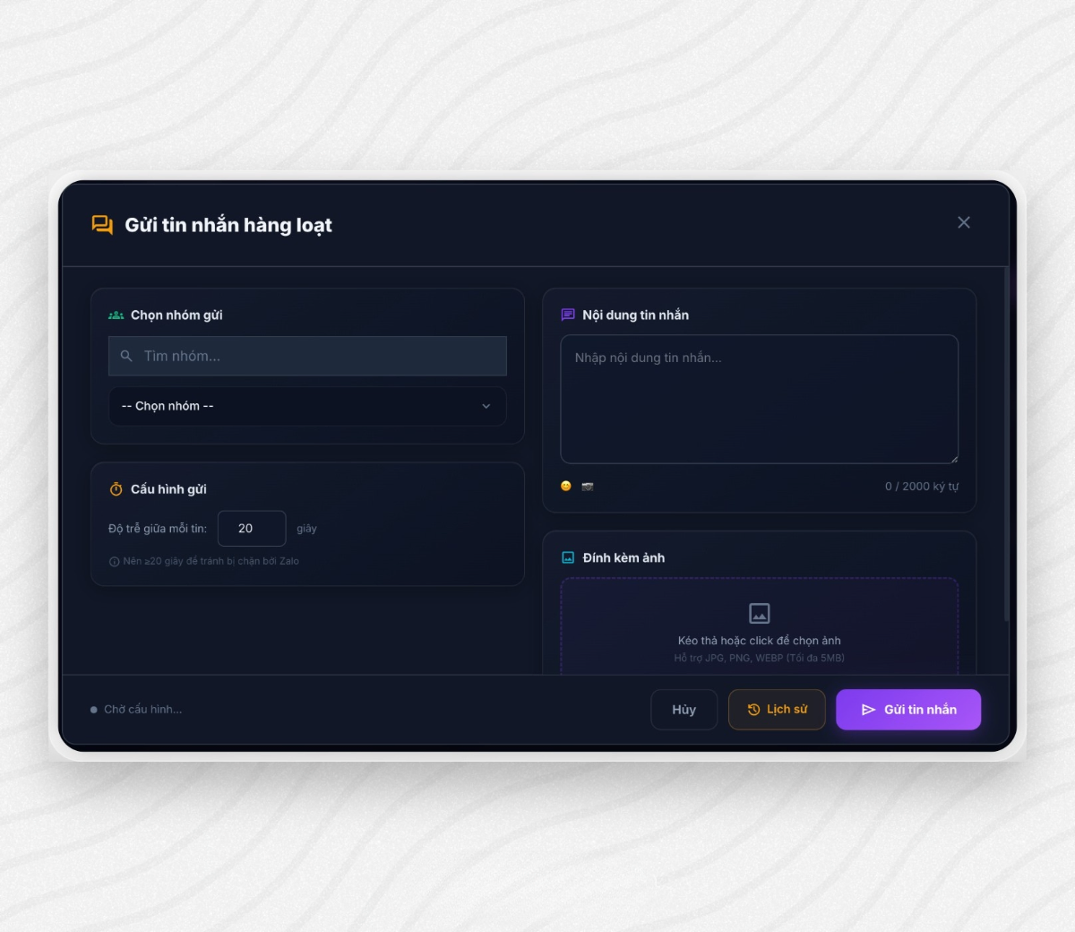 Zalo Group Manager screenshot