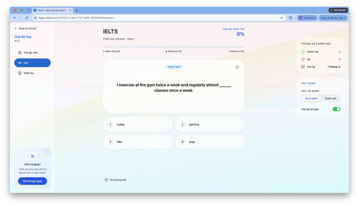 FQuiz screenshot