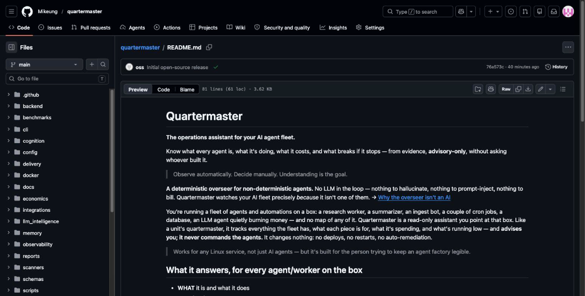 Quartermaster screenshot