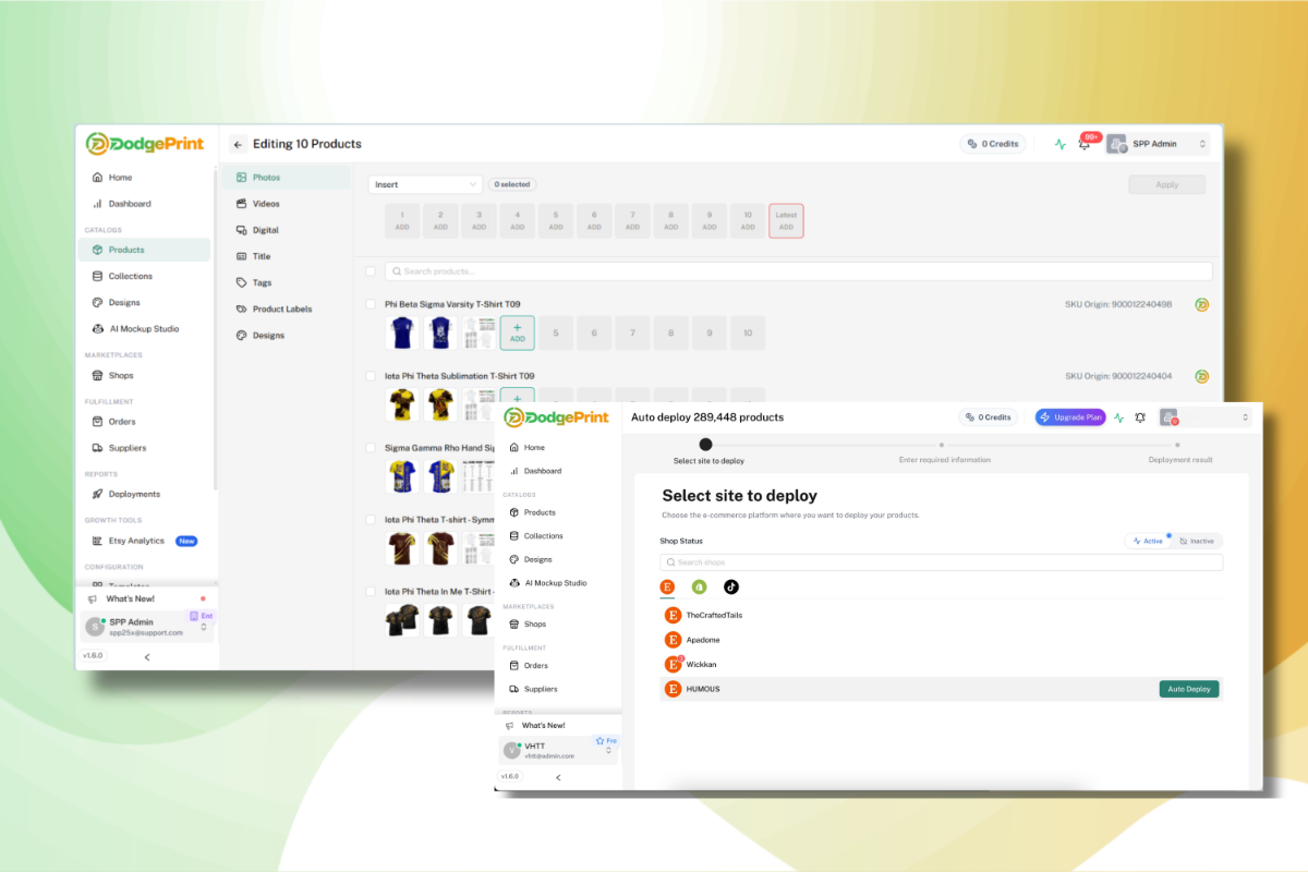 DodgePrint screenshot