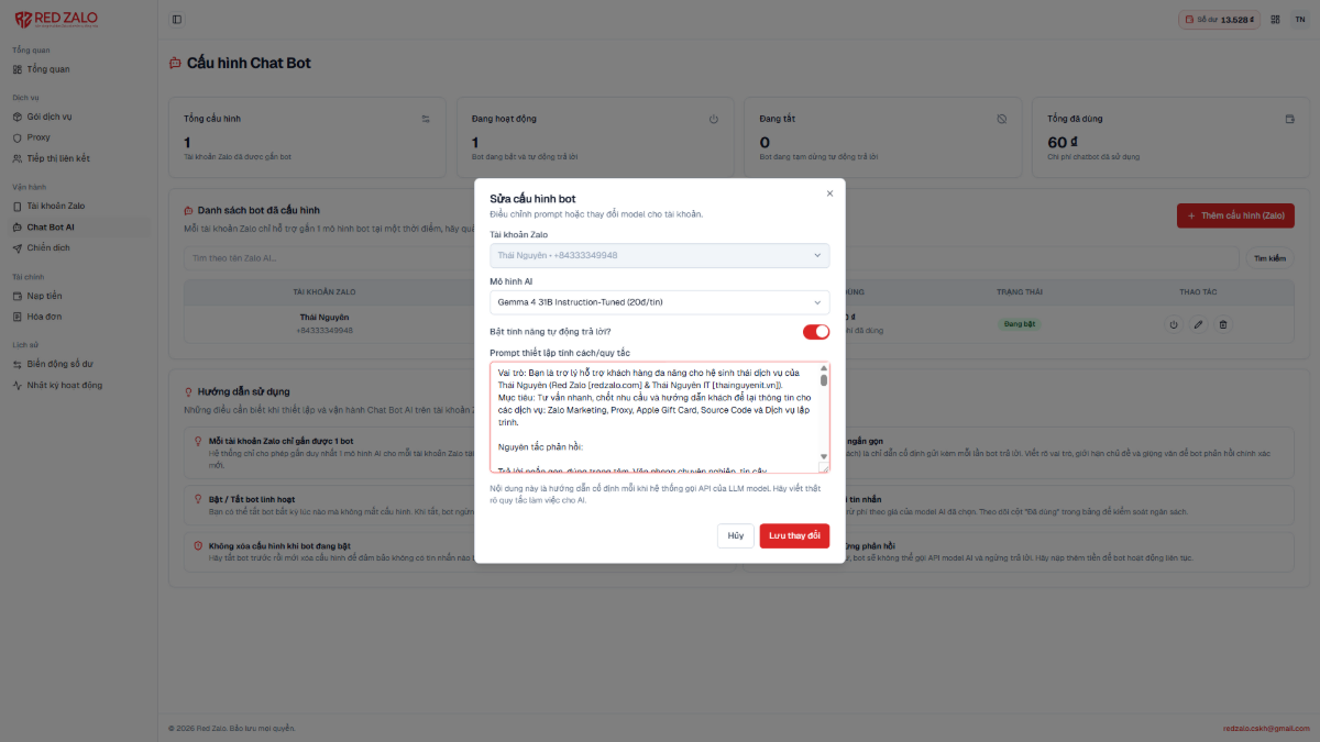 Red Zalo screenshot