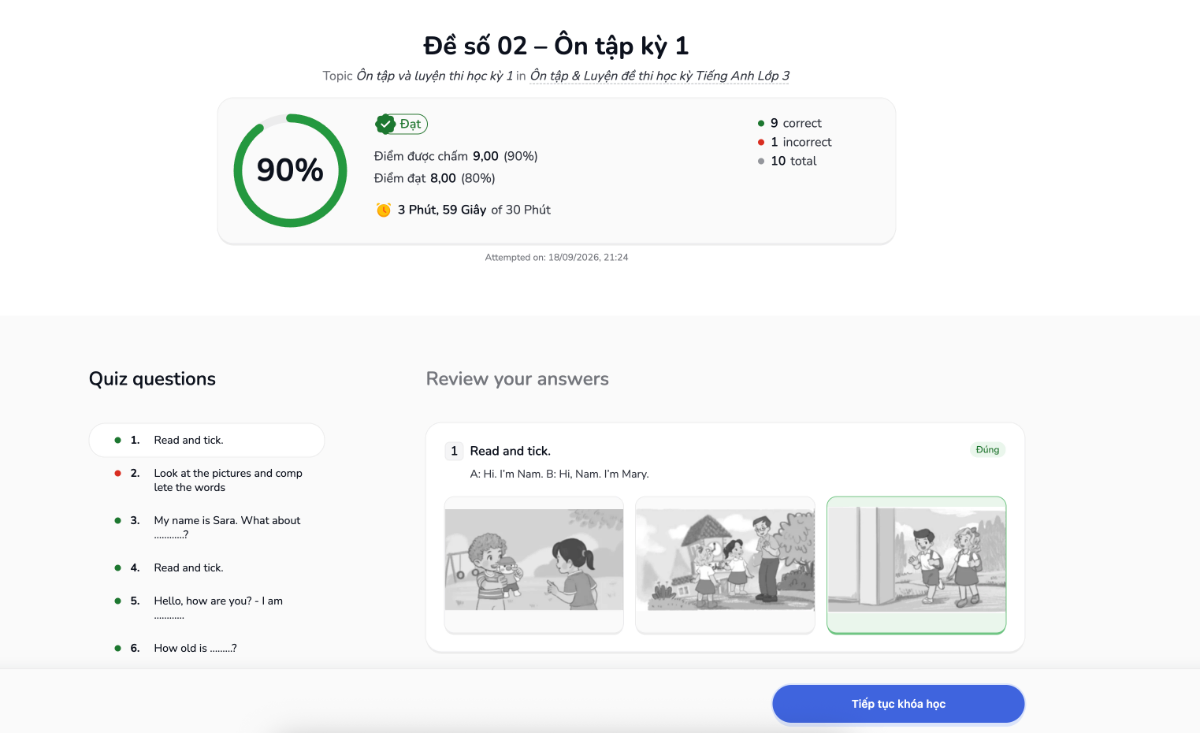 EduQuiz screenshot