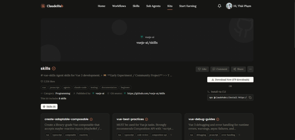 ClaudeHub screenshot