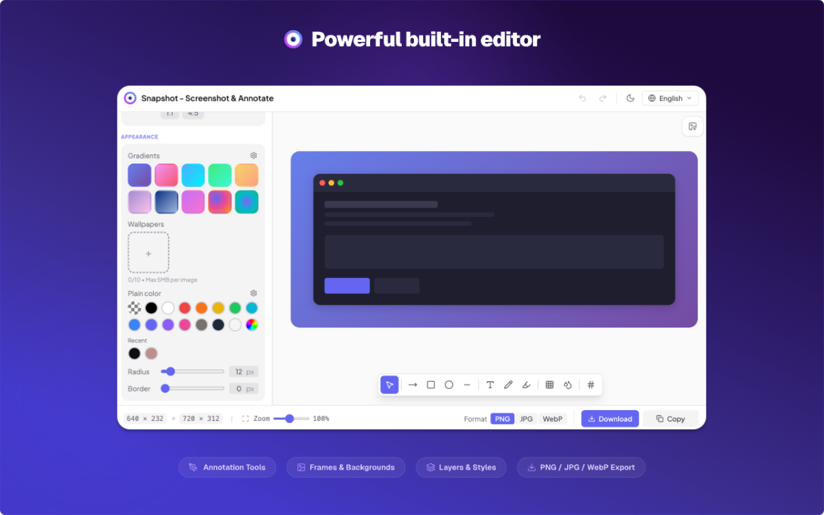Snapshot screenshot