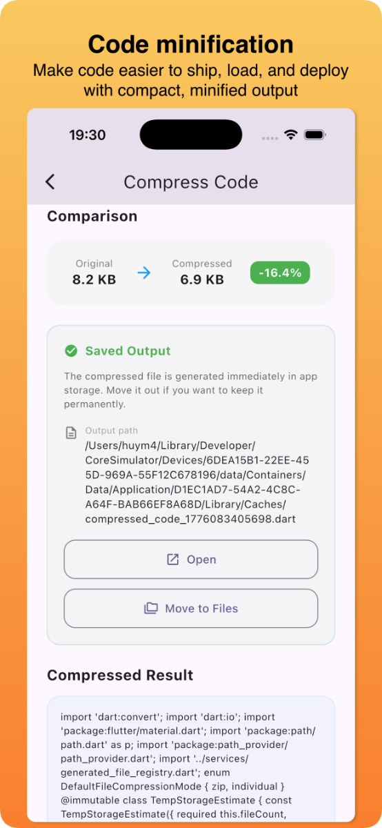 CompactKit screenshot