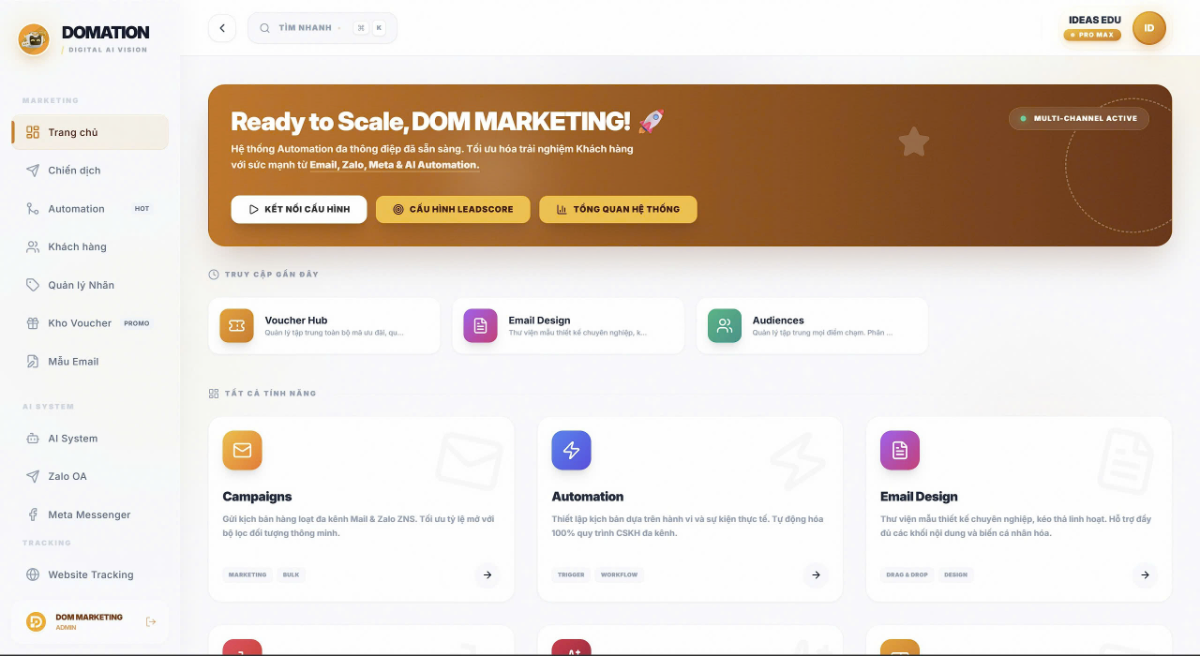 DOMATION screenshot