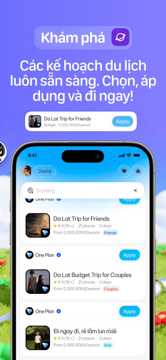 OnePlan Travel · Plan less. Trip more. screenshot