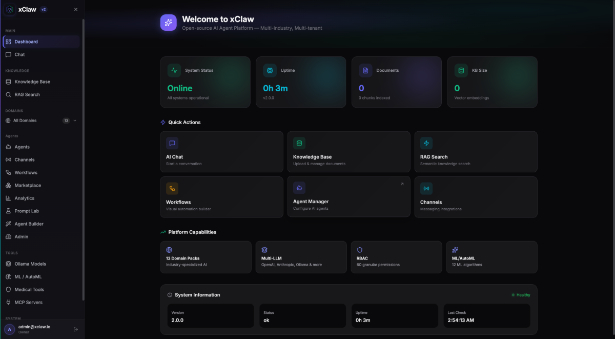 xClaw screenshot 2