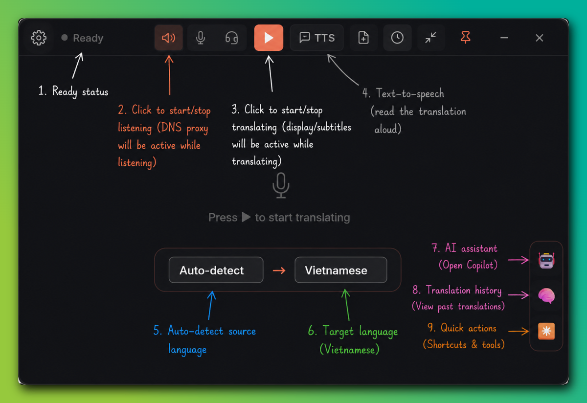 Transifyr.app screenshot