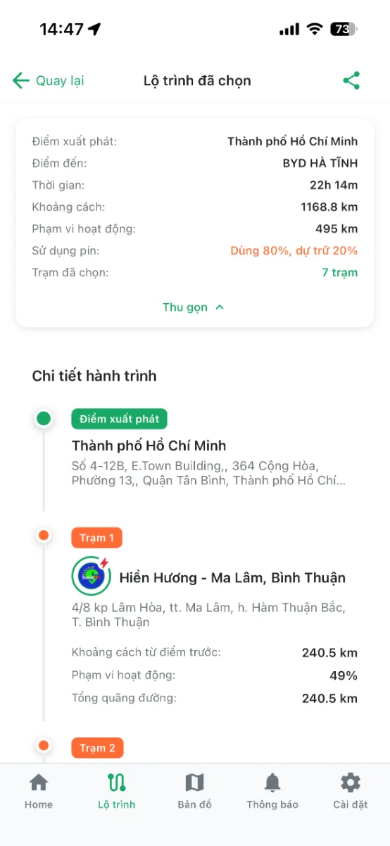 Trạm EV screenshot