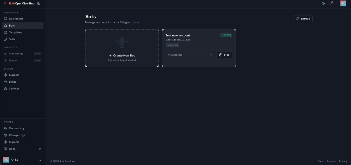 OpenClaw Hub screenshot