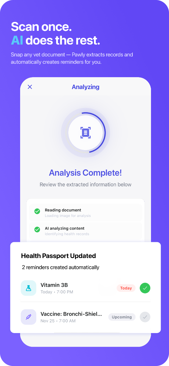 PetLover Health Passport screenshot