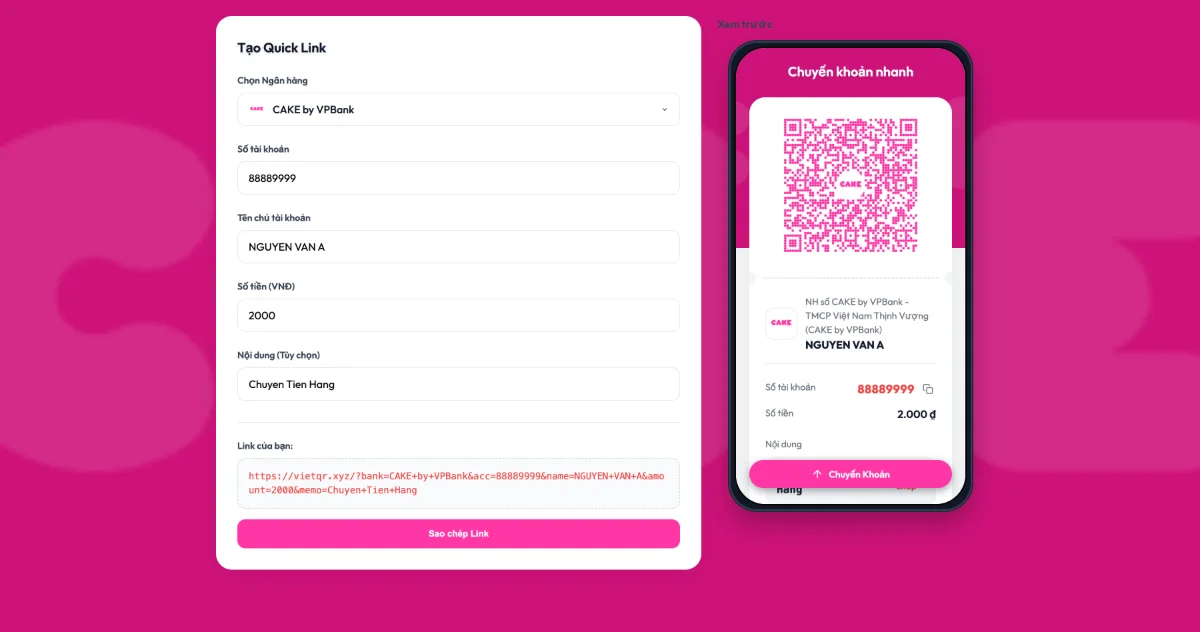 VietQR.xyz screenshot