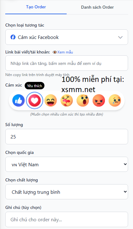 XSMM screenshot