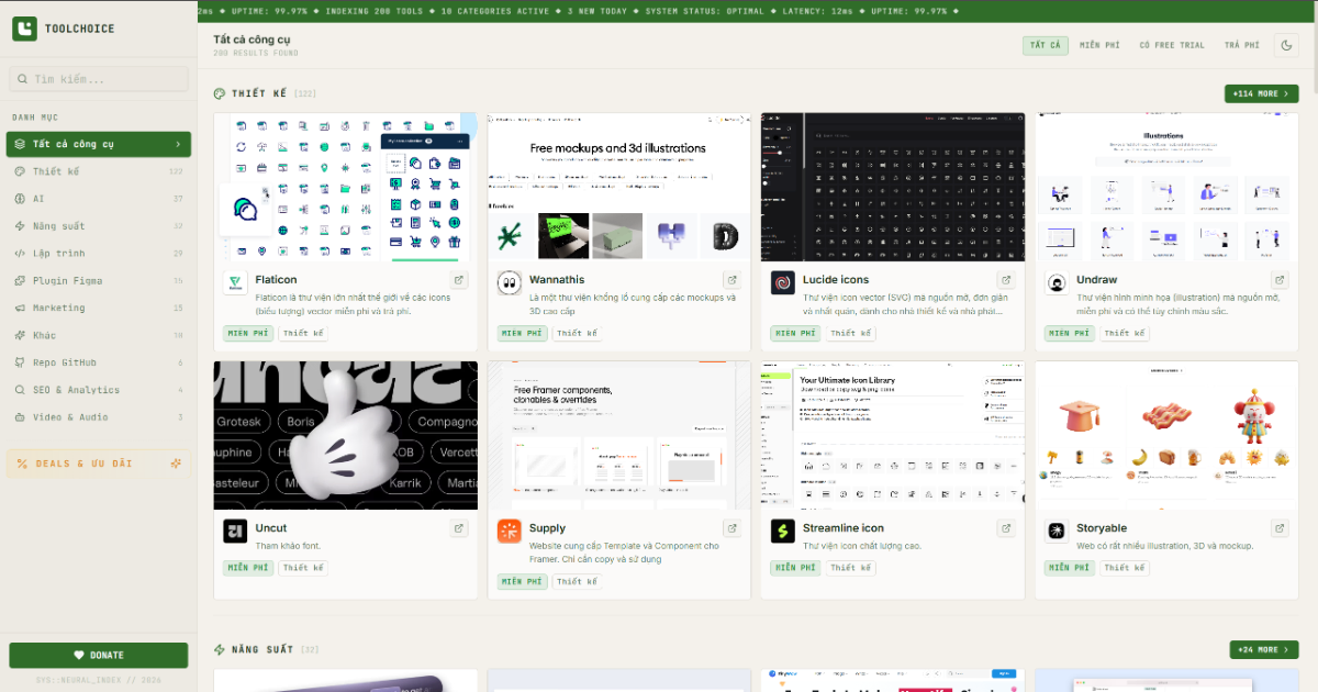 ToolChoice screenshot