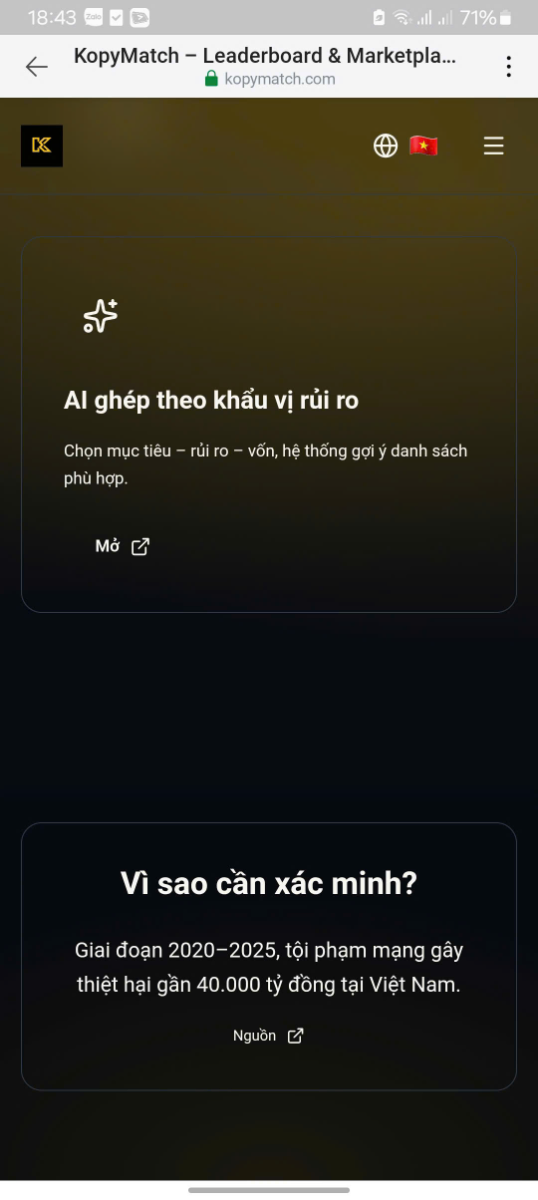 KopyMatch screenshot