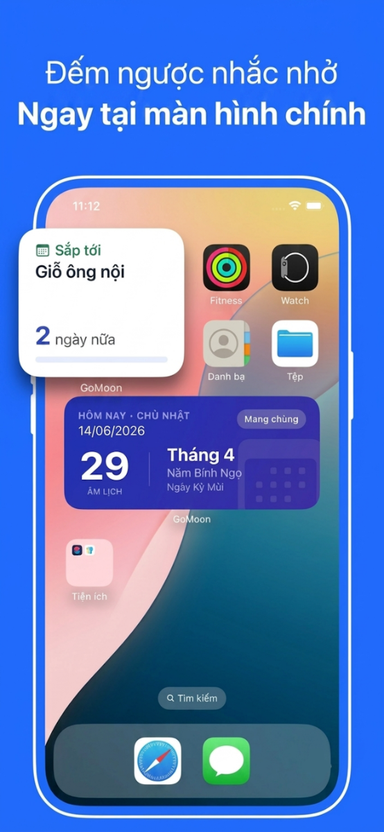 Nhắc lịch âm - GoMoon screenshot