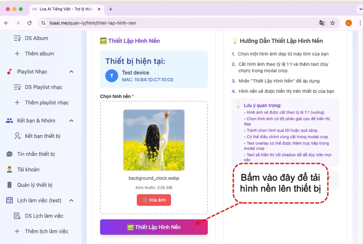Loa AI Tiếng Việt screenshot