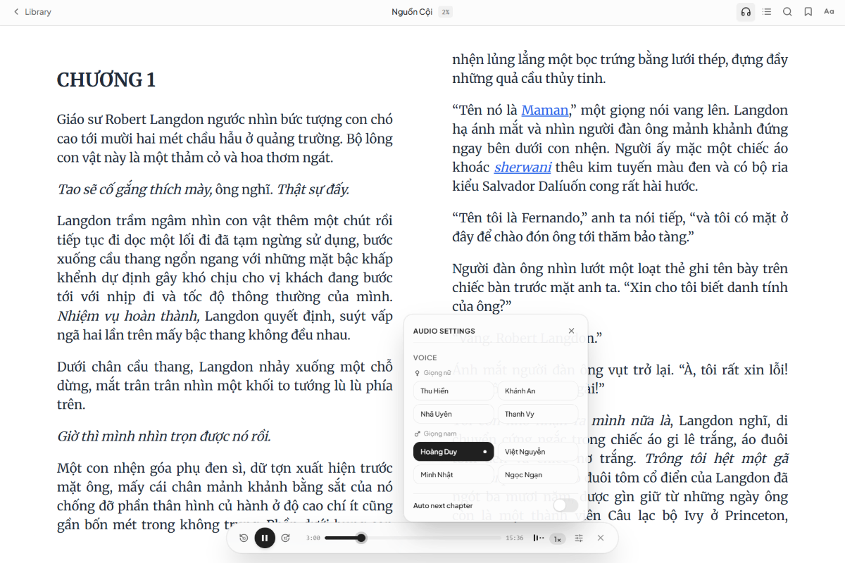 LunRead | Audio Ebook Reader screenshot