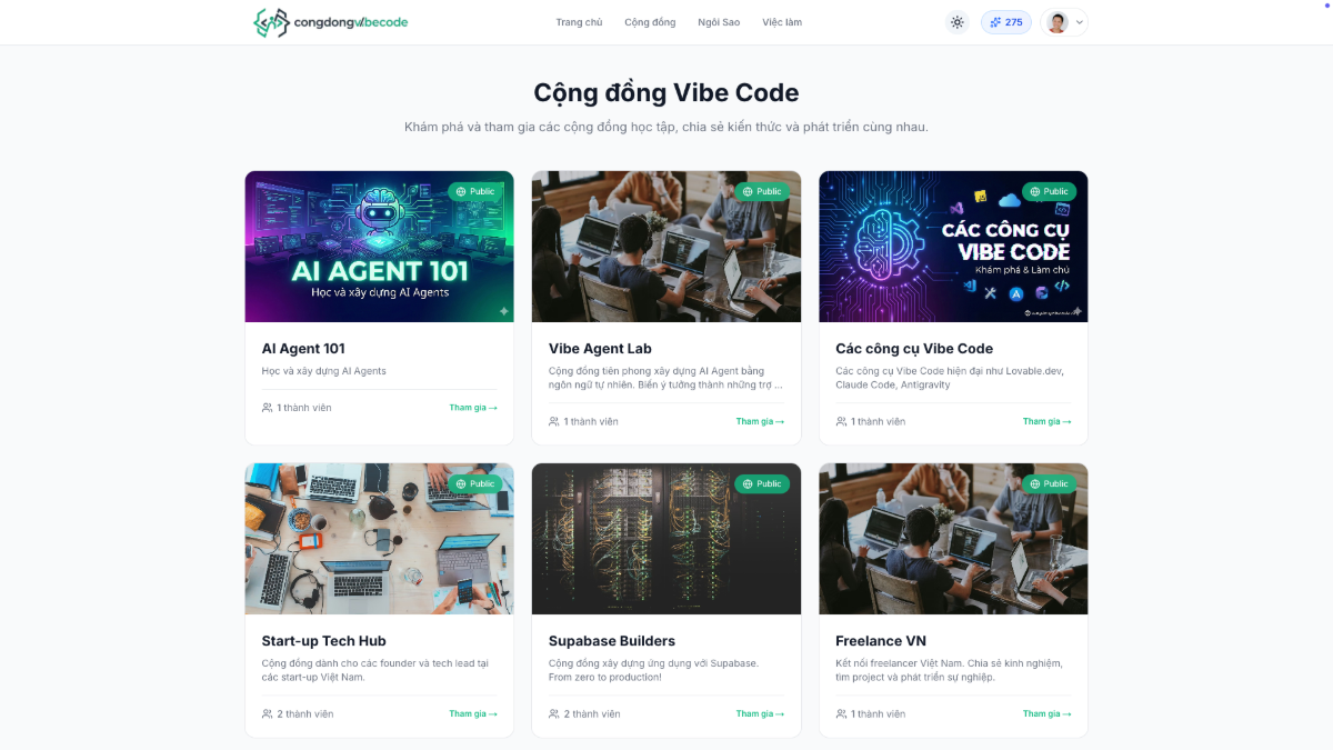 CongDongVibeCode screenshot