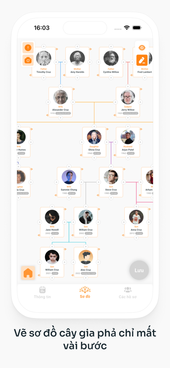 MyFamilyTree screenshot