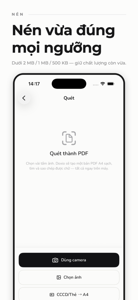 Doxio screenshot