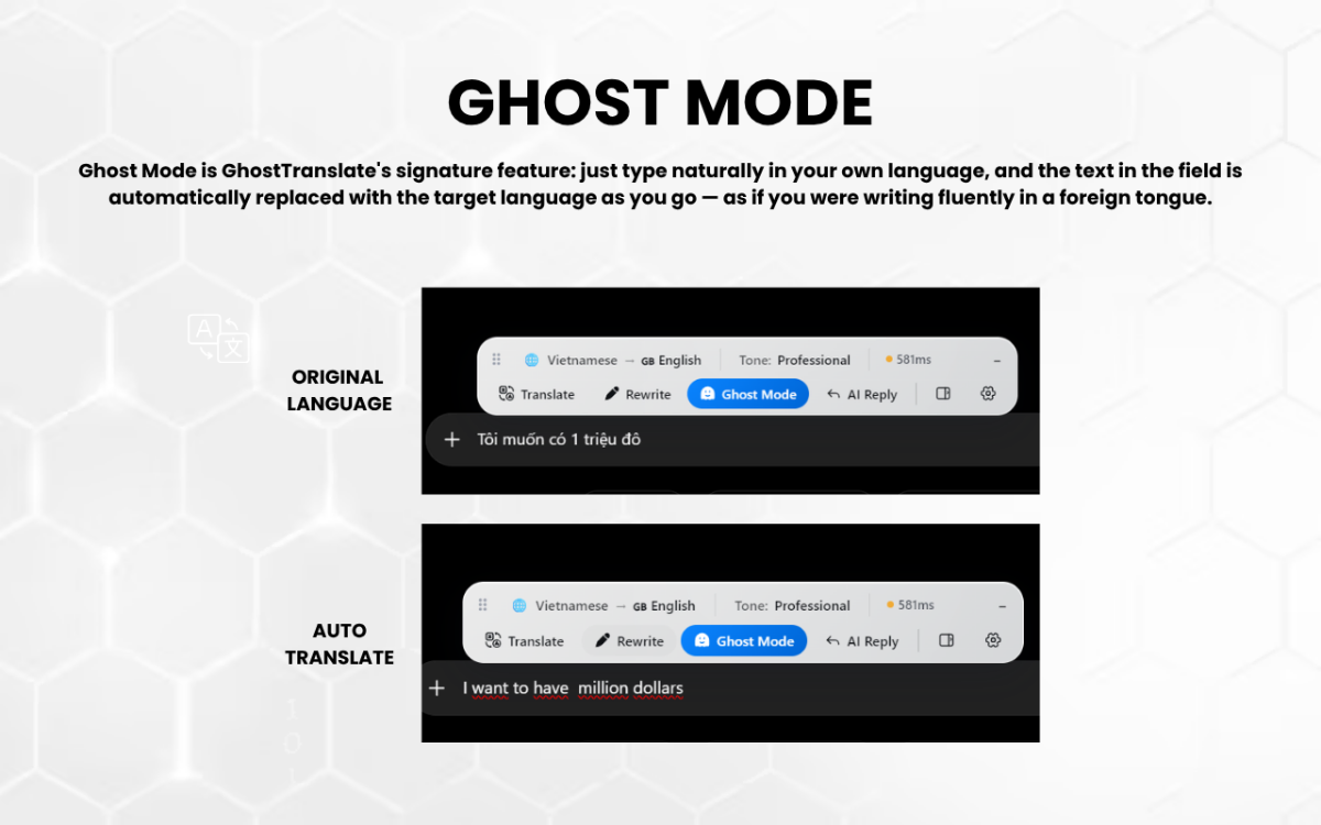GhostTranslate screenshot