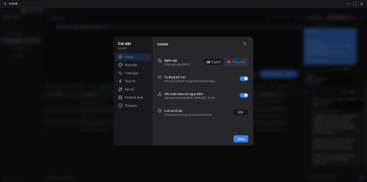 SoftDB screenshot