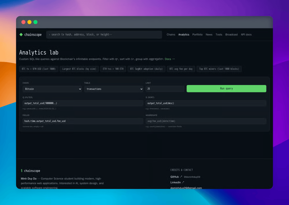 chainscope screenshot