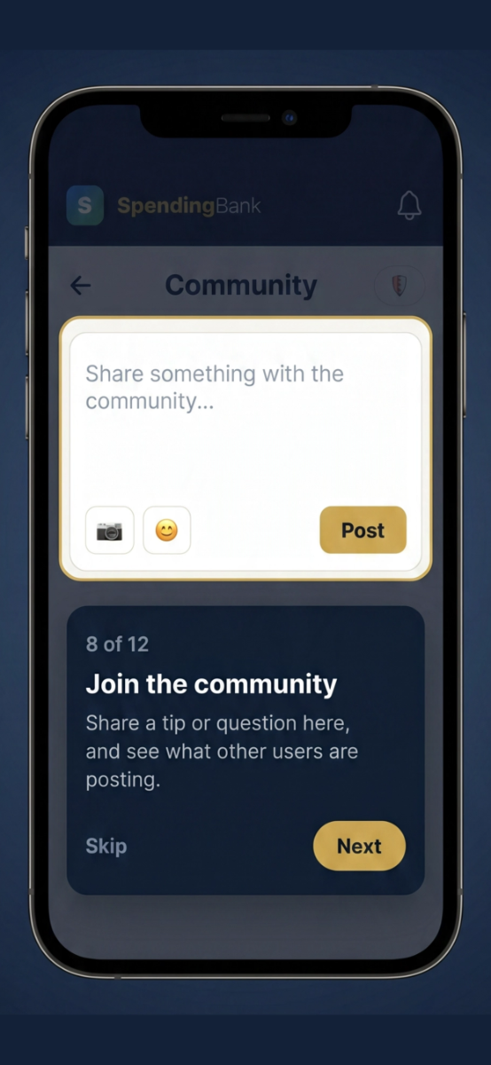 SpendingBank screenshot